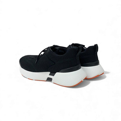 Hermes Heroes Sneaker Shoes Fabric Mesh Black Logo