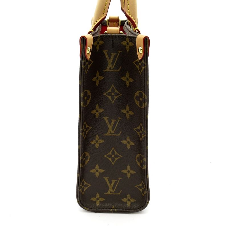 Louis Vuitton Sac Plat BB Monogram Handbag Brown