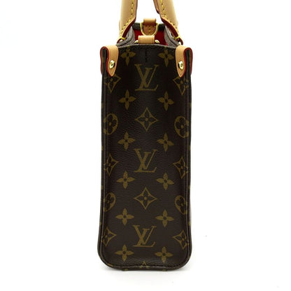 Louis Vuitton Sac Plat BB Monogram Handbag Brown