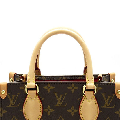 Louis Vuitton Sac Plat BB Monogram Handbag Brown