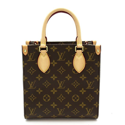 Louis Vuitton Sac Plat BB Monogram Handbag Brown