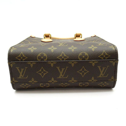 Louis Vuitton Sac Plat BB Monogram Handbag Brown