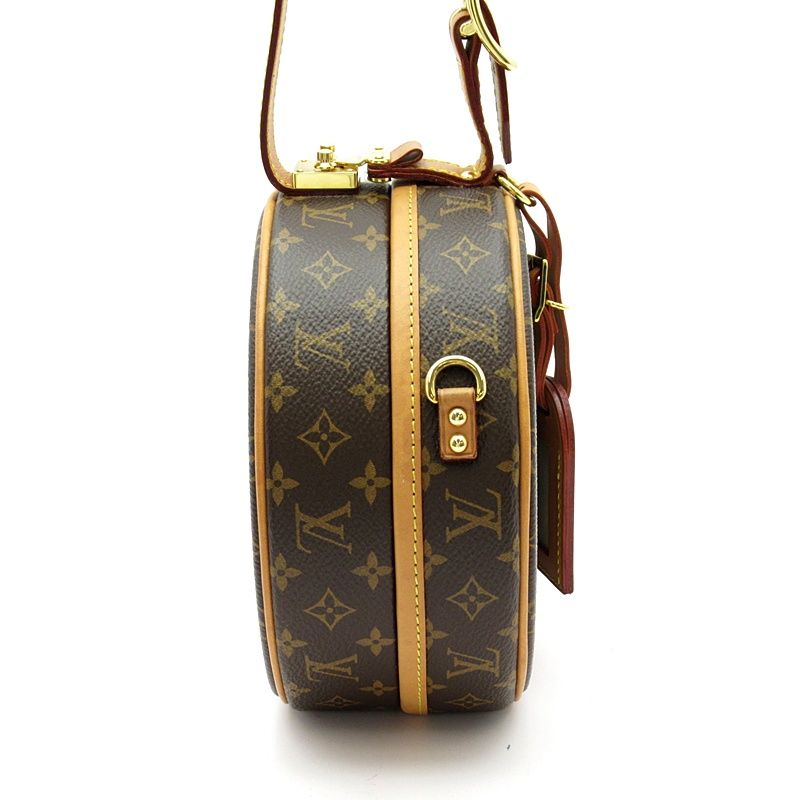Louis Vuitton Petite Boite Chapeau Monogram Shoulder Bag Brown