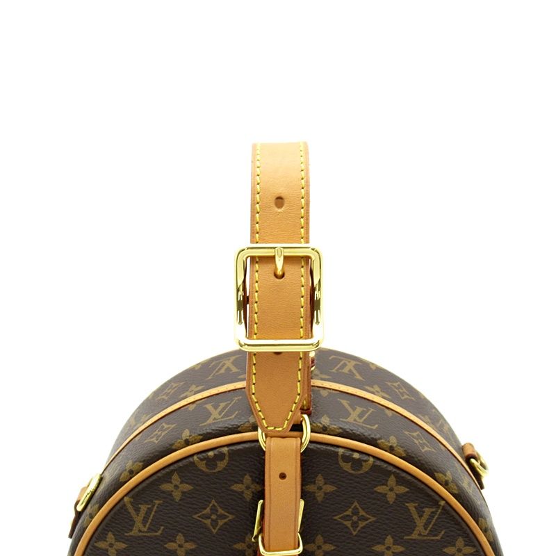 Louis Vuitton Petite Boite Chapeau Monogram Shoulder Bag Brown