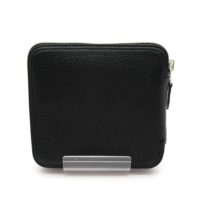Hermes Silky Pop Buffalo Skipper Silk Tote Black