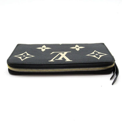 Louis Vuitton Zippy Wallet Empreinte Black Beige