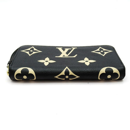 Louis Vuitton Zippy Wallet Empreinte Black Beige