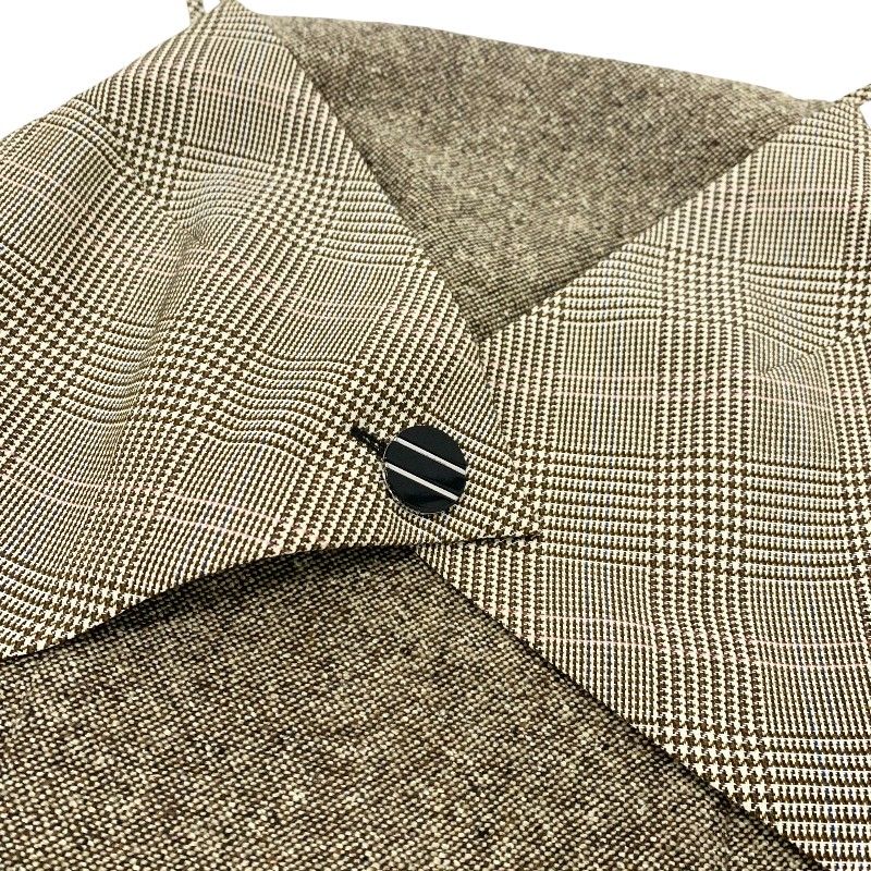 Louis Vuitton Dress Brown Tweed Monogram