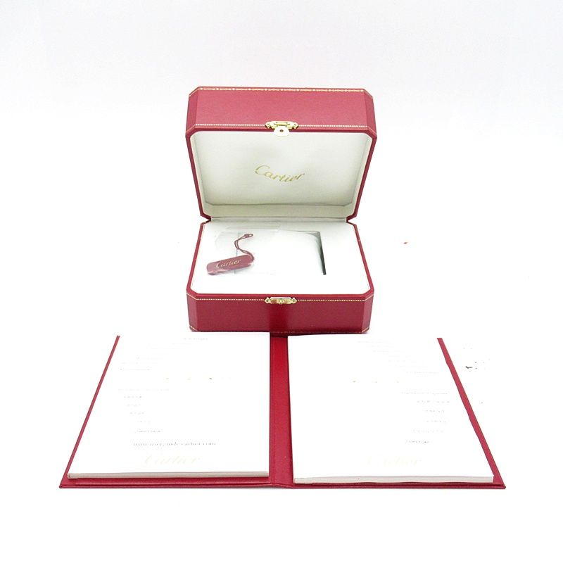 Cartier Caliber de Chronograph Watch Box SS Leather