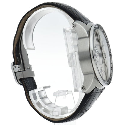 Cartier Caliber de Chronograph Watch Box SS Leather