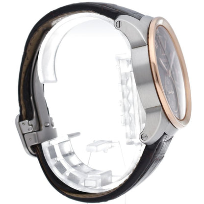 Cartier Caliber de Watch Box 18K Pink Gold SS Leather