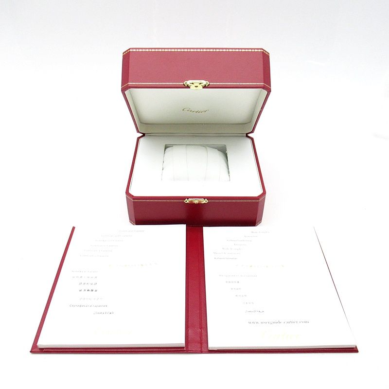 Cartier Caliber de Watch Box 18K Pink Gold SS Leather