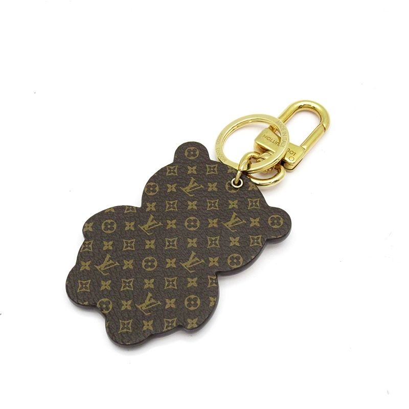 Louis Vuitton Porte Cles LV Panda Monogram White Black