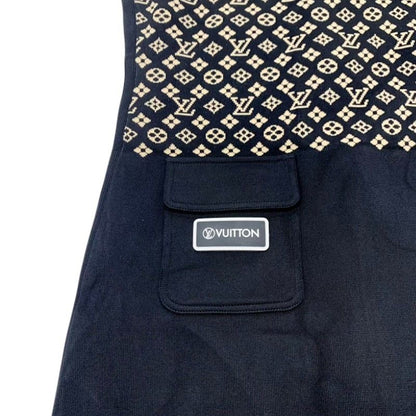 Louis Vuitton Dress Black Monogram Logo