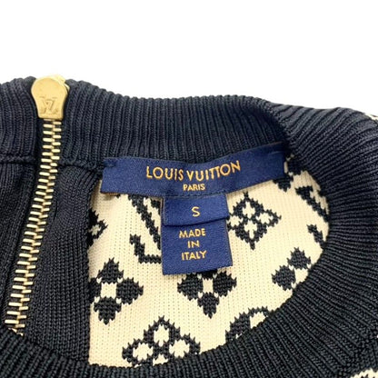 Louis Vuitton Dress Black Monogram Logo