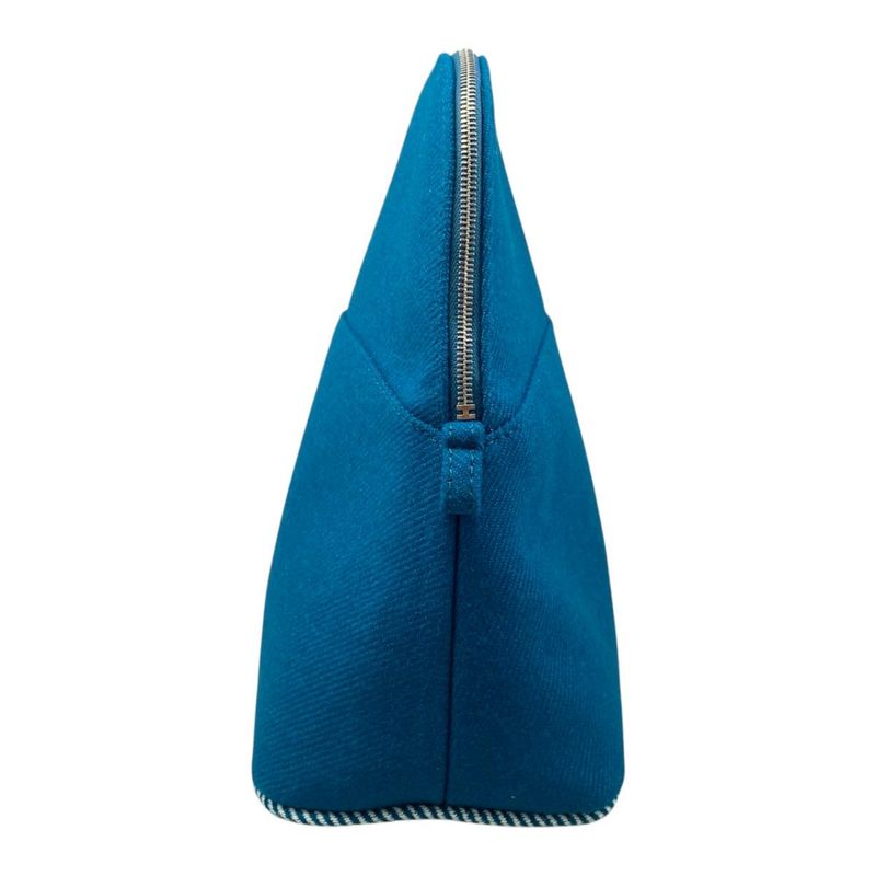 Hermes Pouch Bolide Animo Natte 01 Cotton Blue Pan Blue Bread
