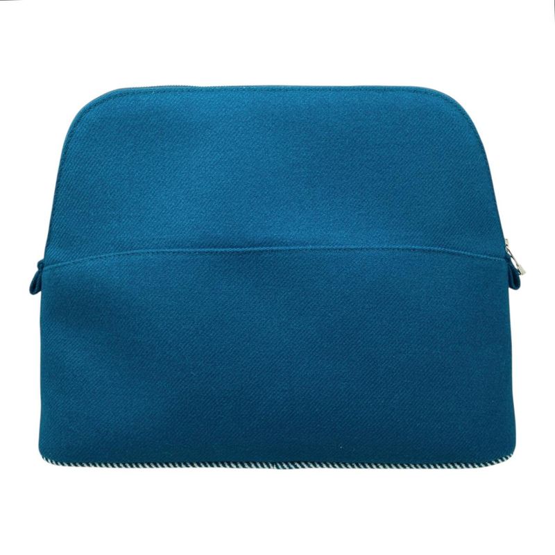 Hermes Pouch Bolide Animo Natte 01 Cotton Blue Pan Blue Bread