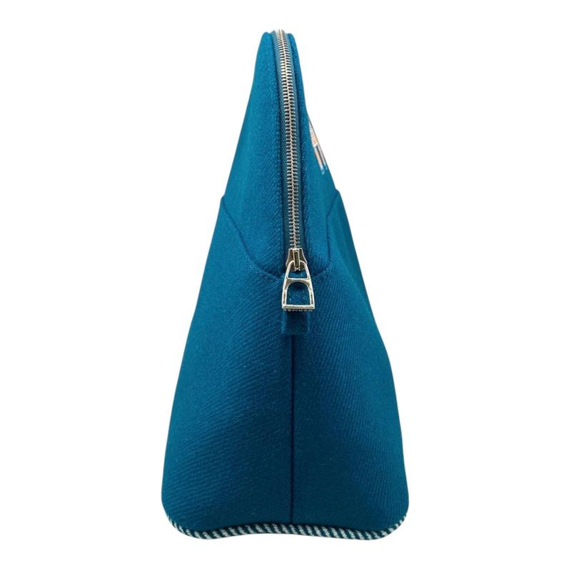 Hermes Pouch Bolide Animo Natte 01 Cotton Blue Pan Blue Bread