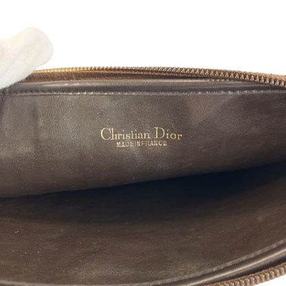 Dior Trotter Beige Brown Gold Clutch
