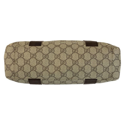 Gucci Beige Brown GG Supreme Canvas Tote