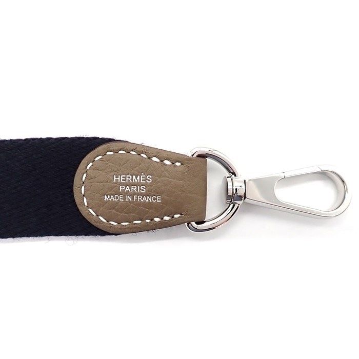 Hermes Shoulder Bag Evelyne TPM Amazone Etoupe Blue Indigo