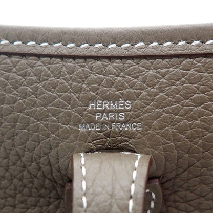 Hermes Shoulder Bag Evelyne TPM Amazone Etoupe Blue Indigo