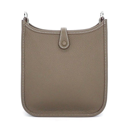 Hermes Shoulder Bag Evelyne TPM Amazone Etoupe Blue Indigo