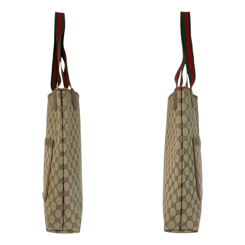 Gucci Vintage Sherry Canvas Brown Beige Brown