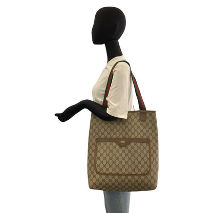 Gucci Vintage Sherry Canvas Brown Beige Brown
