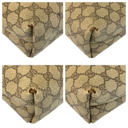Gucci Vintage Sherry Canvas Brown Beige Brown