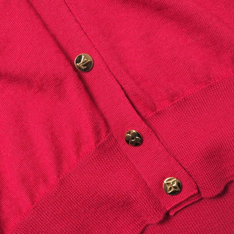 Louis Vuitton Knit S Monogram Button Cashmere Blend Cardigan