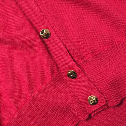 Louis Vuitton Knit S Monogram Button Cashmere Blend Cardigan