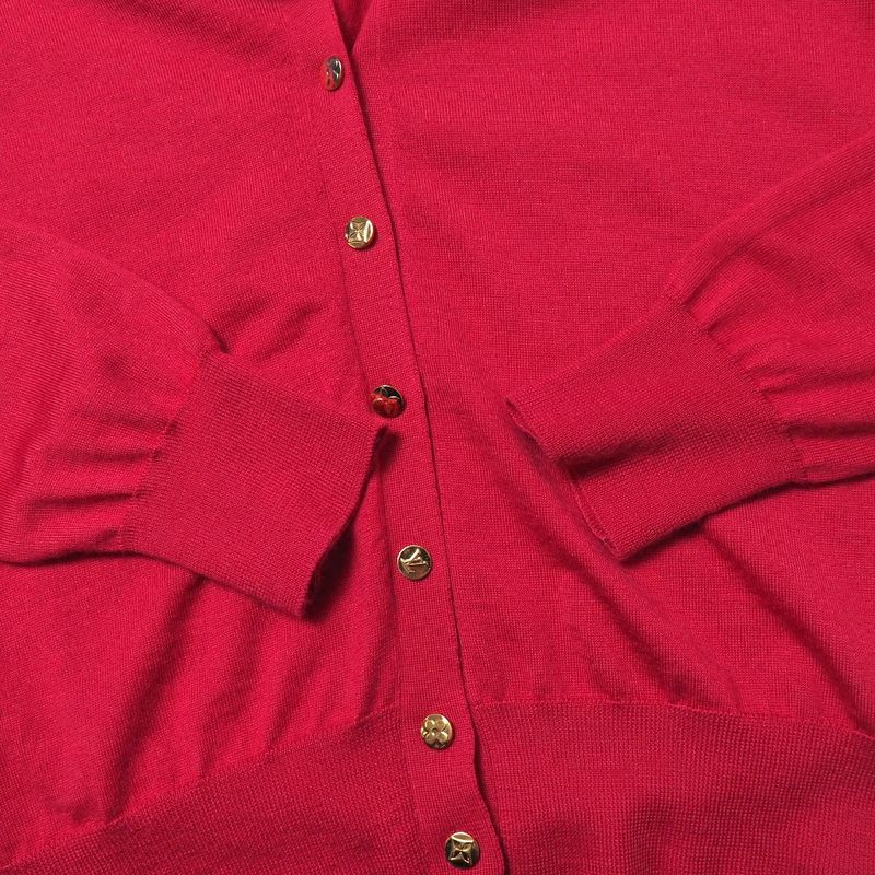 Louis Vuitton Knit S Monogram Button Cashmere Blend Cardigan