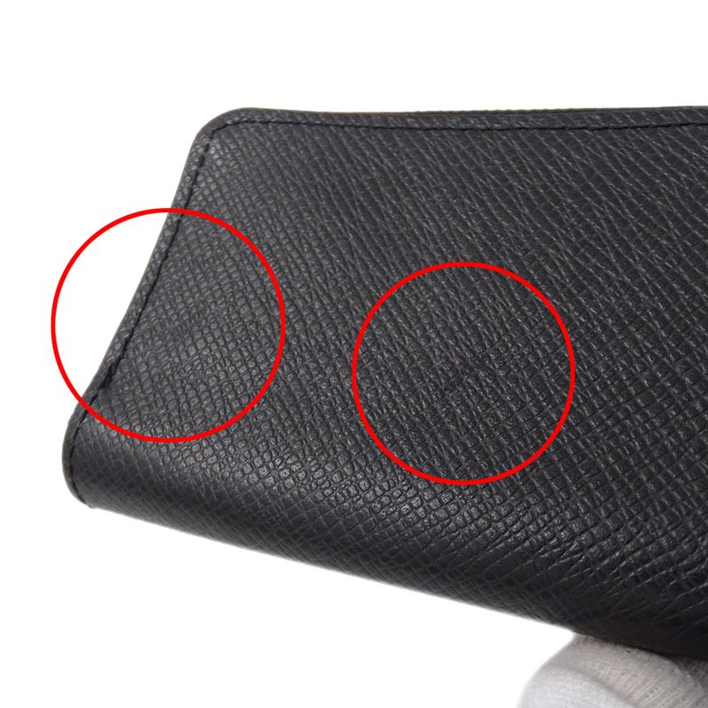 Louis Vuitton Wallet Taiga Coin Case Zippy Purse Ardoise