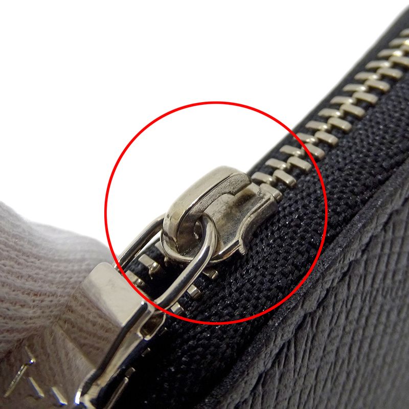 Louis Vuitton Wallet Taiga Coin Case Zippy Purse Ardoise