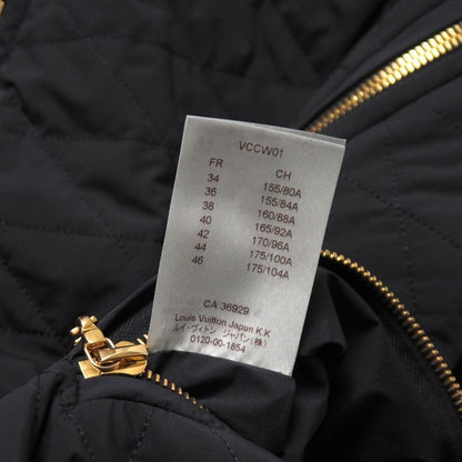 Louis Vuitton Vest 38 Weasel Long Gilet Hooded Zip Up Fur Hoodie