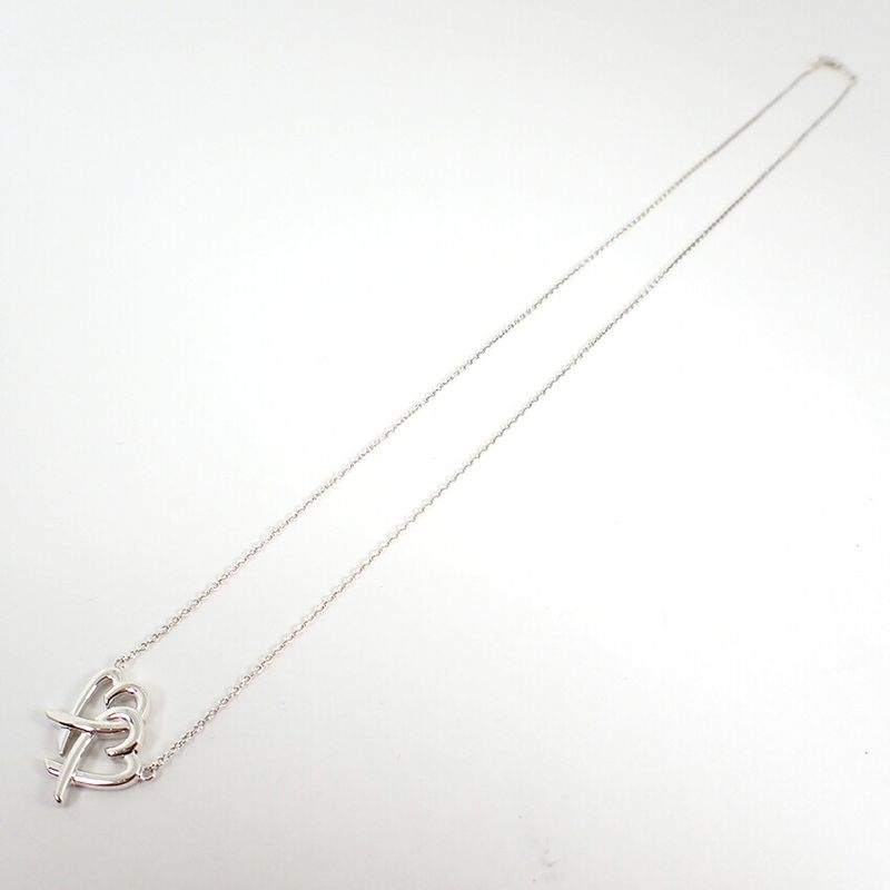 Tiffany & Co 925 Double Loving Pendant Necklace