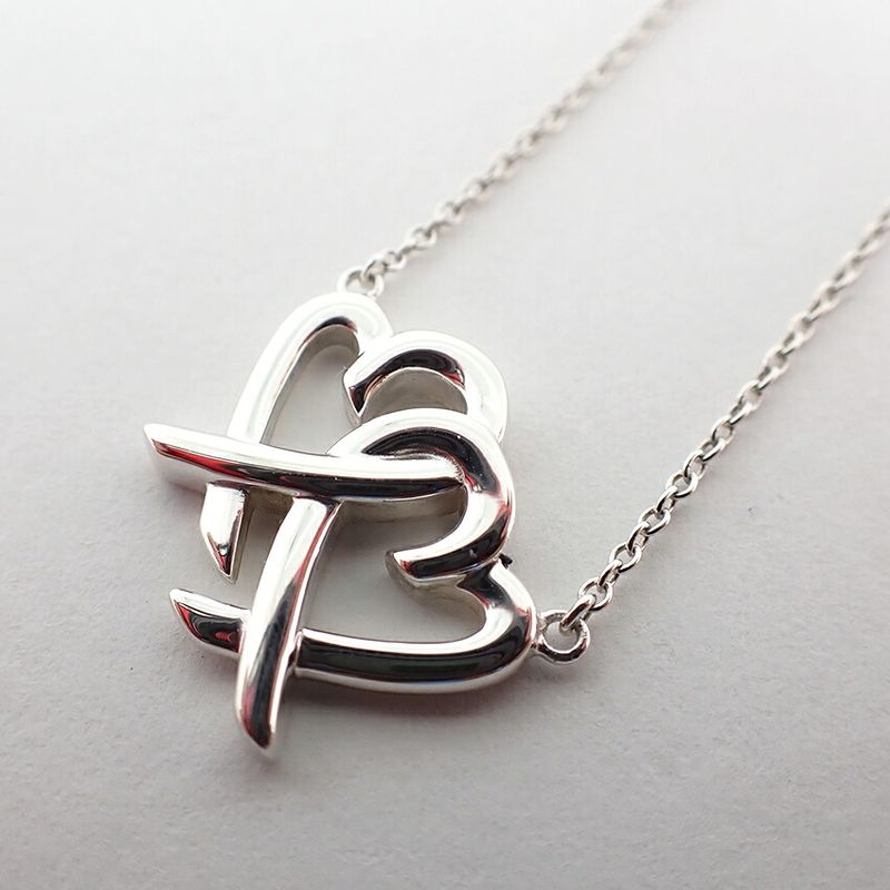 Tiffany & Co 925 Double Loving Pendant Necklace