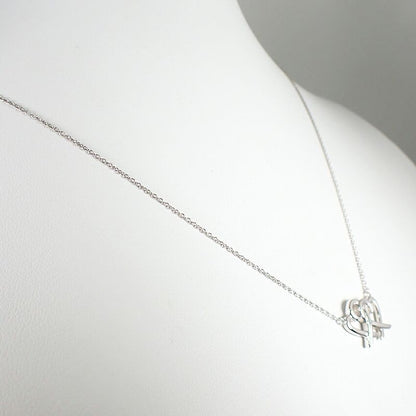 Tiffany & Co 925 Double Loving Pendant Necklace