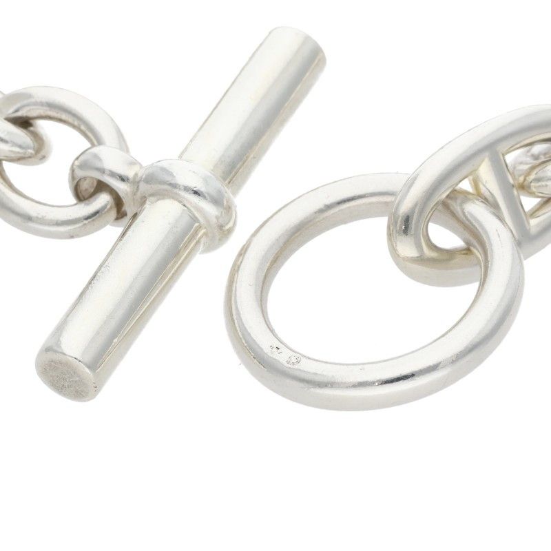 Hermes Chaine D'ancre GM Silver Bracelet
