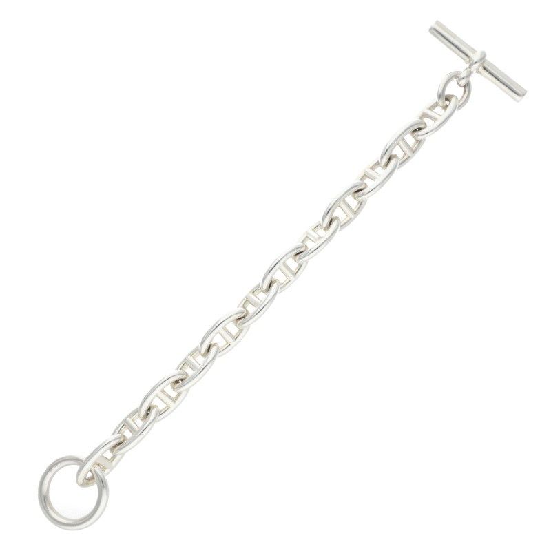 Hermes Chaine D'ancre GM Silver Bracelet