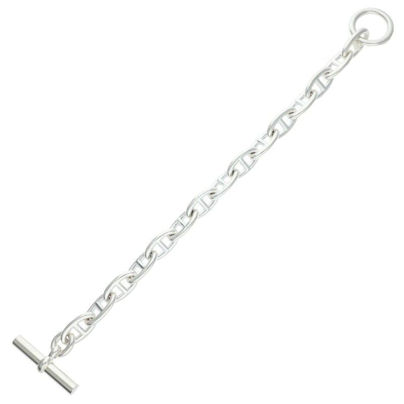 Hermes Chaine D'ancre GM Silver Bracelet