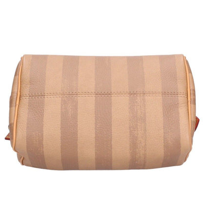 Louis Vuitton Speedy P9 Bandouliere 20 Logo Stripe Leather 2-Way Handbag Beige Tone
