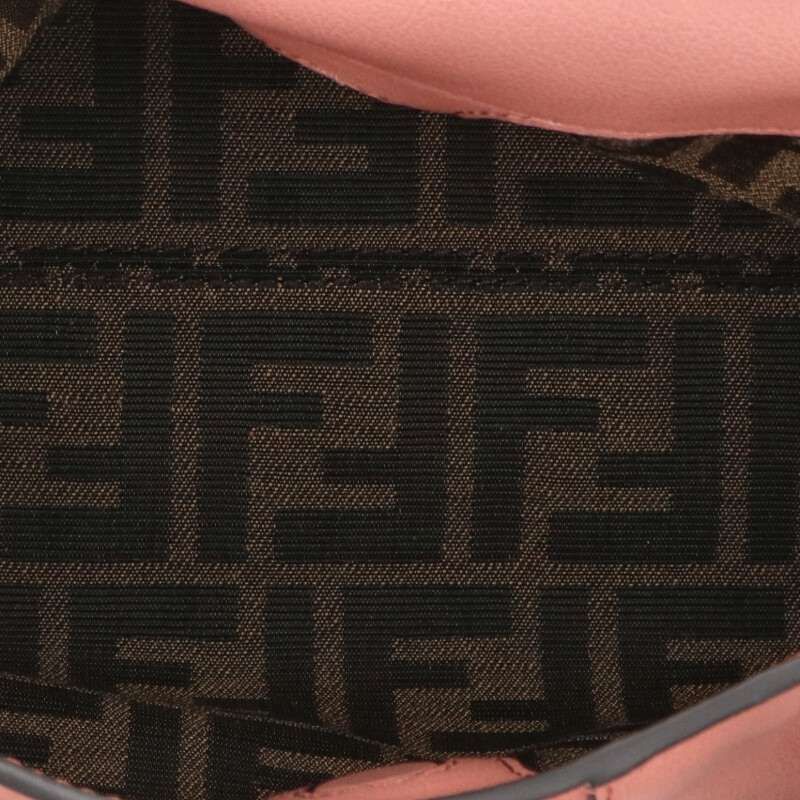 Fendi Spice Mall Leather 2-Way Handbag