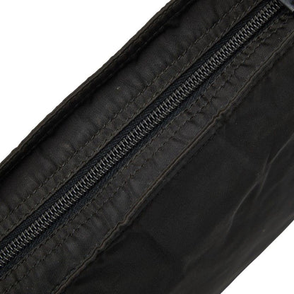Prada Black Nylon Leather Shoulder Bag