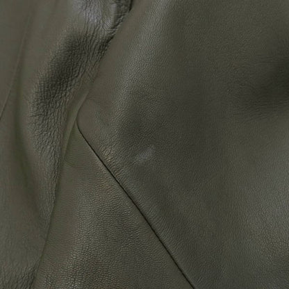 Loewe Leather Jacket Khaki 48