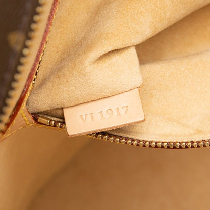 Louis Vuitton Monogram Babylon Brown Leather Tote