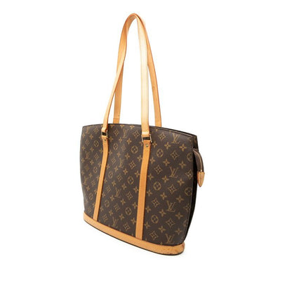 Louis Vuitton Monogram Babylon Brown Leather Tote