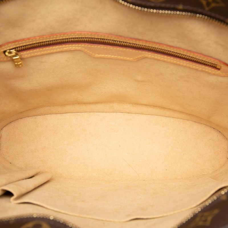 Louis Vuitton Monogram Babylon Brown Leather Tote