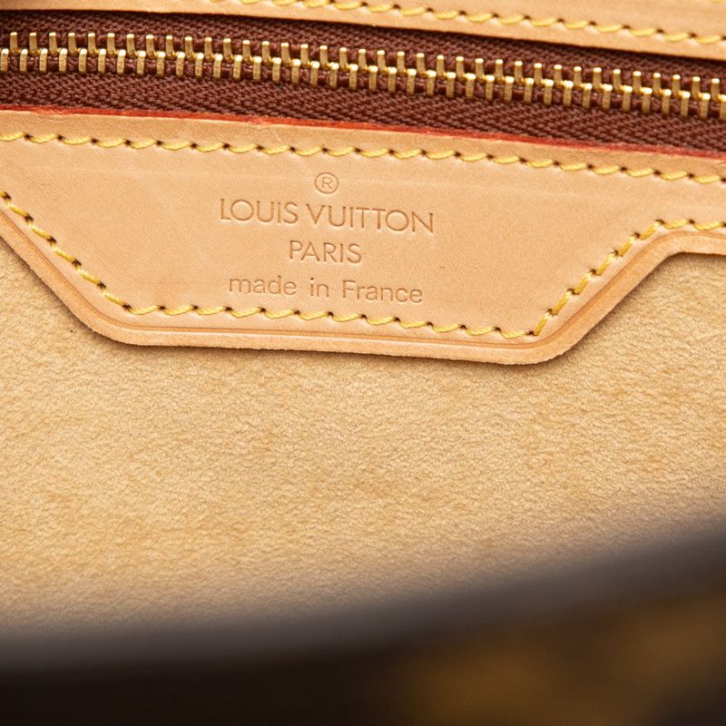 Louis Vuitton Monogram Babylon Brown Leather Tote